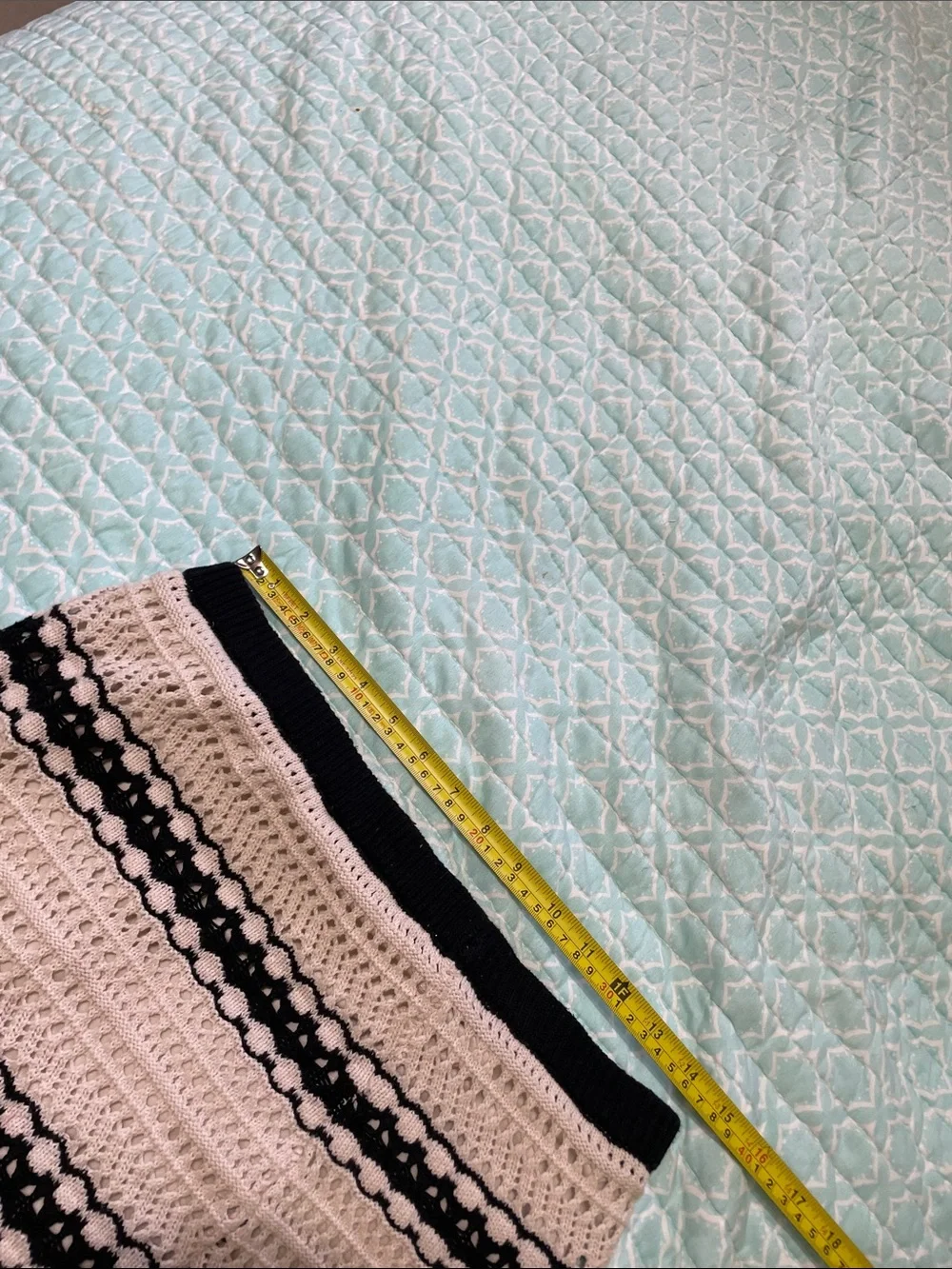 simply, Jules striped crochet skirt